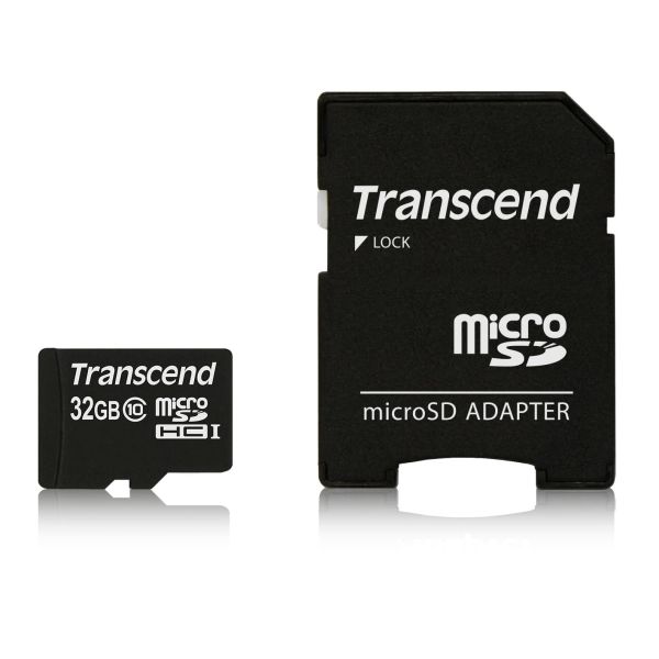 Transcend TS32GUSDHC10 flashgeheugen 32 GB MicroSDHC NAND Klasse 10 (TS32GUSDHC10)