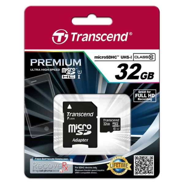 Transcend 32GB microSDHC Class 10 UHS-I MLC Klasse 10 (TS32GUSDU1)