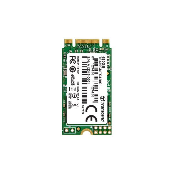 Transcend 420S M.2 480 GB SATA III 3D NAND (TS480GMTS420S)