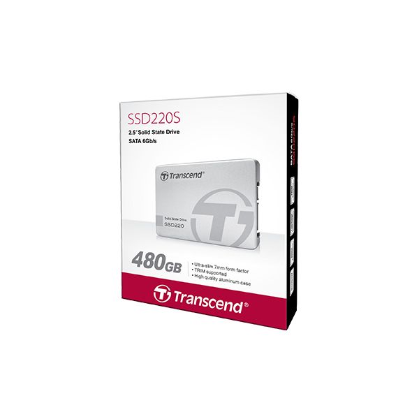 Transcend SSD220S 2.5" 480 GB SATA III 3D NAND (TS480GSSD220S)