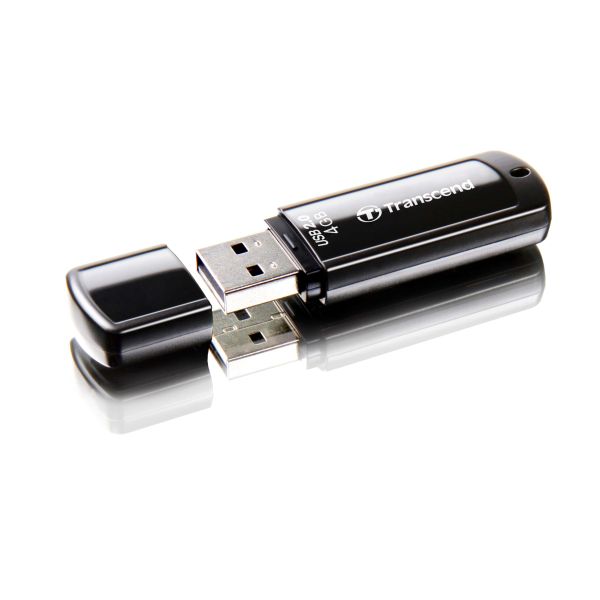 Transcend JetFlash elite JetFlash 350 USB flash drive 4 GB USB Type-A 2.0 Zwart (TS4GJF350)