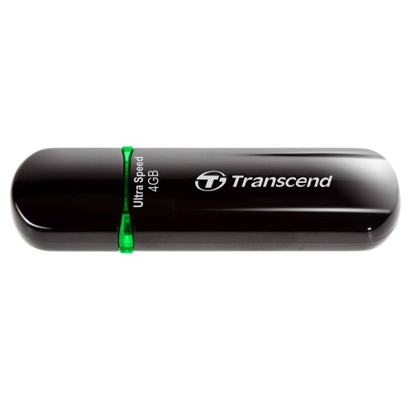 Transcend JetFlash 600 USB flash drive 4 GB USB Type-A 2.0 Zwart (TS4GJF600)