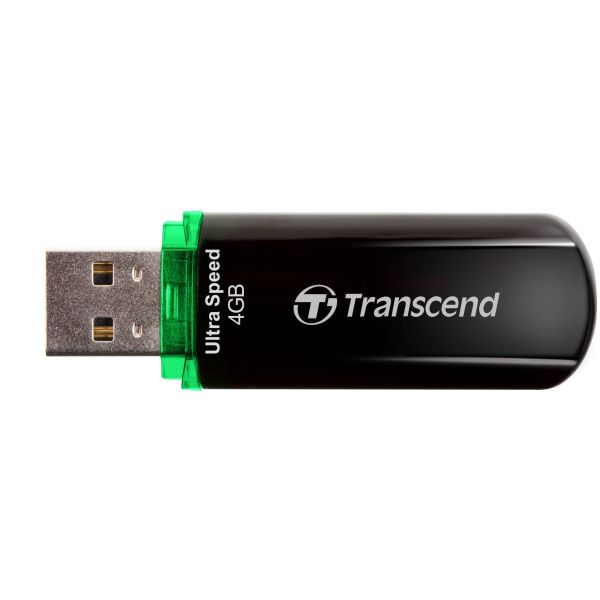 Transcend JetFlash 600 USB flash drive 4 GB USB Type-A 2.0 Zwart (TS4GJF600)