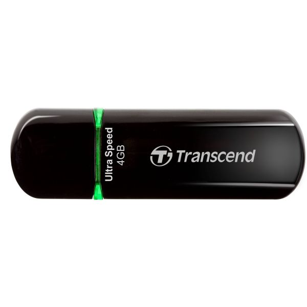 Transcend JetFlash 600 USB flash drive 4 GB USB Type-A 2.0 Zwart (TS4GJF600)