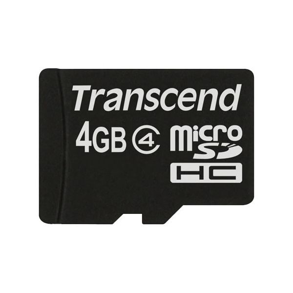 Transcend TS4GUSDC4 flashgeheugen 4 GB MicroSDHC (TS4GUSDC4) Transcend TS4GUSDC4 flashgeheugen 4 GB MicroSDHC (TS4GUSDC4)