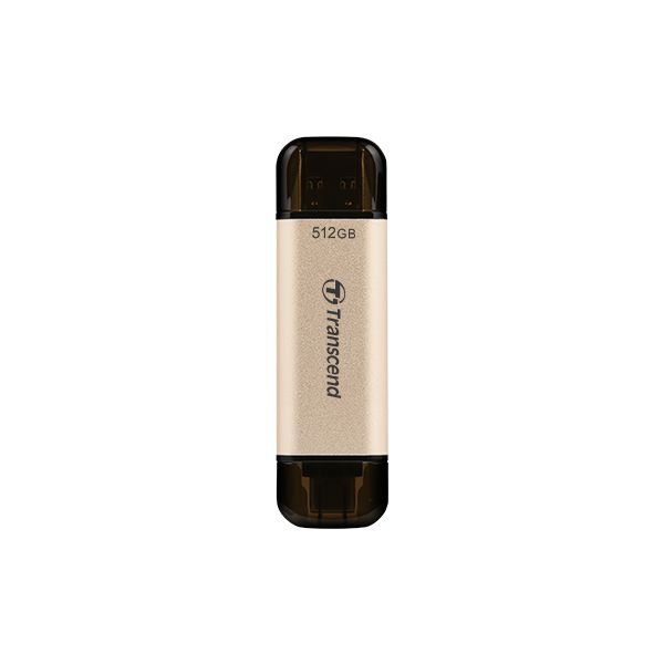 Transcend JetFlash 930C USB flash drive 512 GB USB Type-A / USB Type-C 3.2 Gen 1 (3.1 Gen 1) Goud (TS512GJF930C) Transcend JetFlash 930C USB flash drive 512 GB USB Type-A / USB Type-C 3.2 Gen 1 (3.1 Gen 1) Goud (TS512GJF930C)
