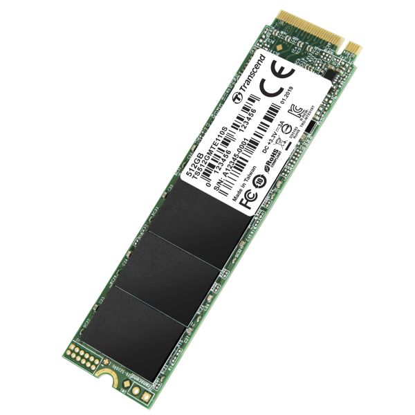 Transcend 110S M.2 512 GB PCI Express 3.0 3D NAND NVMe (TS512GMTE110S)