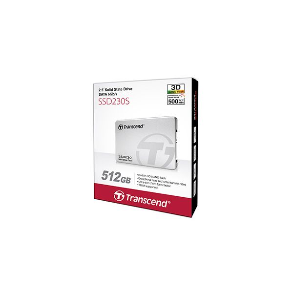 Transcend SSD230S 2.5" 512 GB SATA III 3D NAND (TS512GSSD230S)