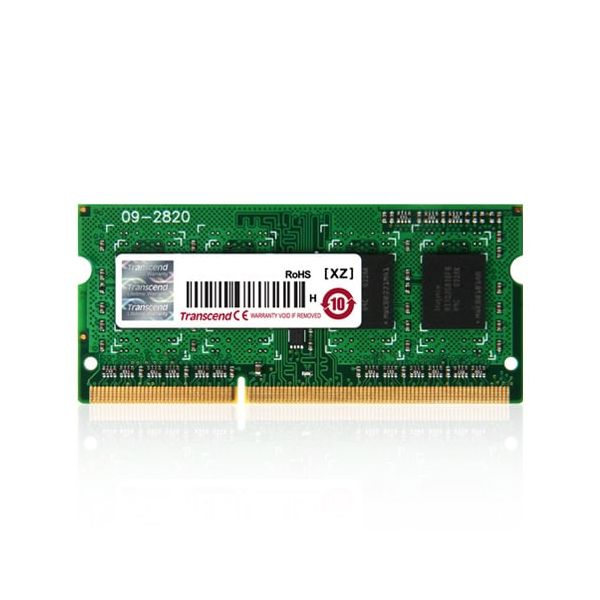 Transcend 4GB, 1600MHz, SO-DIMM geheugenmodule 2 x 8 GB DDR3 (TS512MSK64W6N) Transcend 4GB, 1600MHz, SO-DIMM geheugenmodule 2 x 8 GB DDR3 (TS512MSK64W6N)