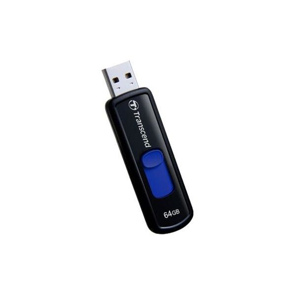 Transcend JetFlash elite JetFlash 760, 64GB USB flash drive USB Type-A 3.2 Gen 1 (3.1 Gen 1) Zwart, Blauw (TS64GJF760)