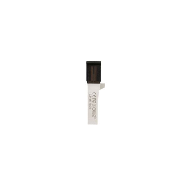 Transcend JetFlash 890 64GB USB flash drive USB Type-A / USB Type-C 3.2 Gen 1 (3.1 Gen 1) Zwart, Zilver (TS64GJF890S)