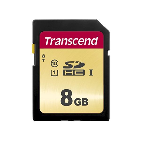 Transcend 8GB, UHS-I, SD SDHC MLC Klasse 10 (TS8GSDC500S)