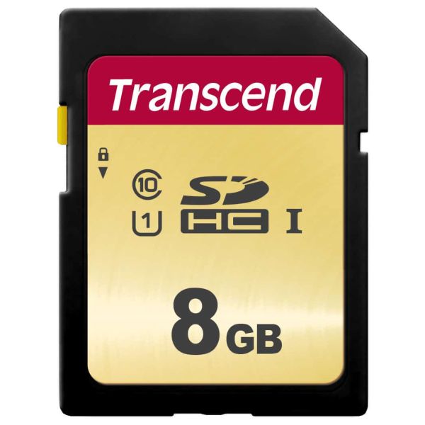 Transcend 8GB, UHS-I, SD SDHC MLC Klasse 10 (TS8GSDC500S)