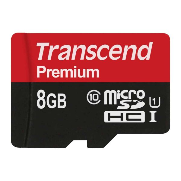 Transcend 8GB microSDHC Class 10 UHS-I MLC Klasse 10 (TS8GUSDCU1)