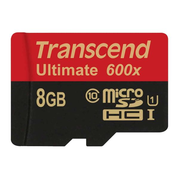 Transcend 8GB microSDHC Class 10 UHS-I (Ultimate) MLC Klasse 10 (TS8GUSDHC10U1)