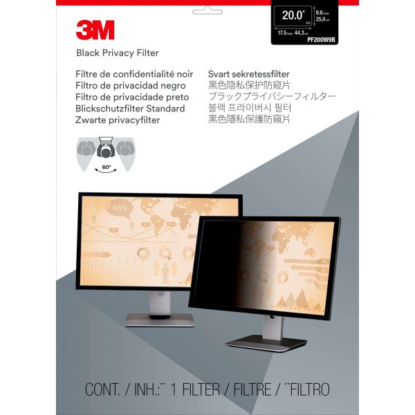 3M Privacyfilter voor breedbeeldscherm voor desktop 20 (7000021449)