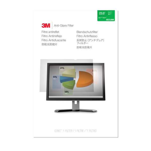 3M Anti‑reflectiefilter voor 23in monitor, 16:9, AG230W9B (7100028684)