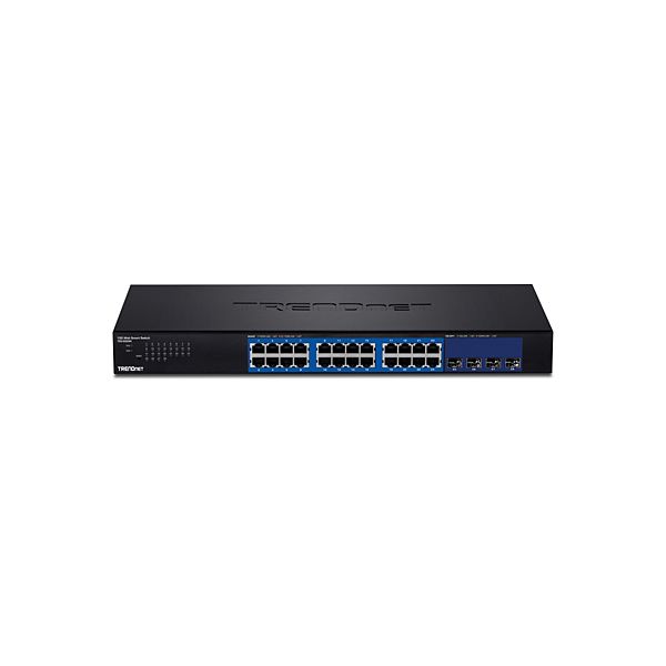 Trendnet TEG-30284 netwerk-switch Managed Gigabit Ethernet (10/100/1000) 1U Zwart (TEG-30284)