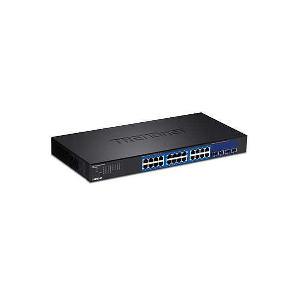 Trendnet TEG-30284 netwerk-switch Managed Gigabit Ethernet (10/100/1000) 1U Zwart (TEG-30284)