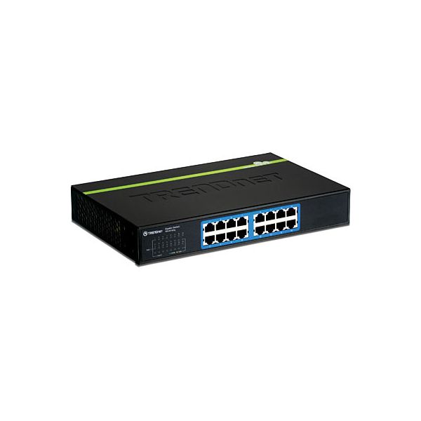 Trendnet TEG-S16DG netwerk-switch Unmanaged Zwart (TEG-S16DG)