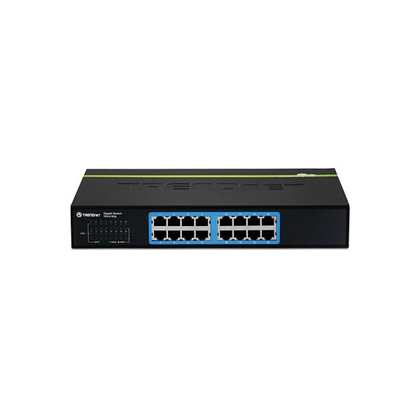 Trendnet TEG-S16DG netwerk-switch Unmanaged Zwart (TEG-S16DG)