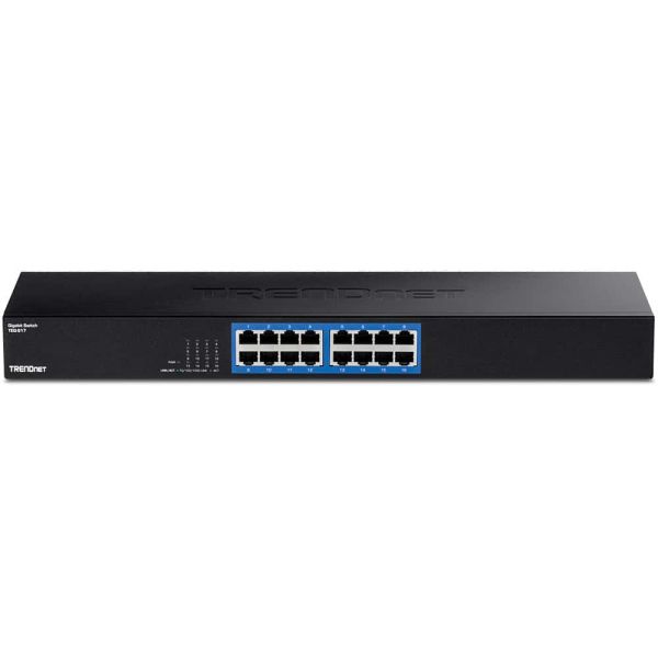 Trendnet TEG-S17 netwerk-switch Gigabit Ethernet (10/100/1000) Zwart (TEG-S17)