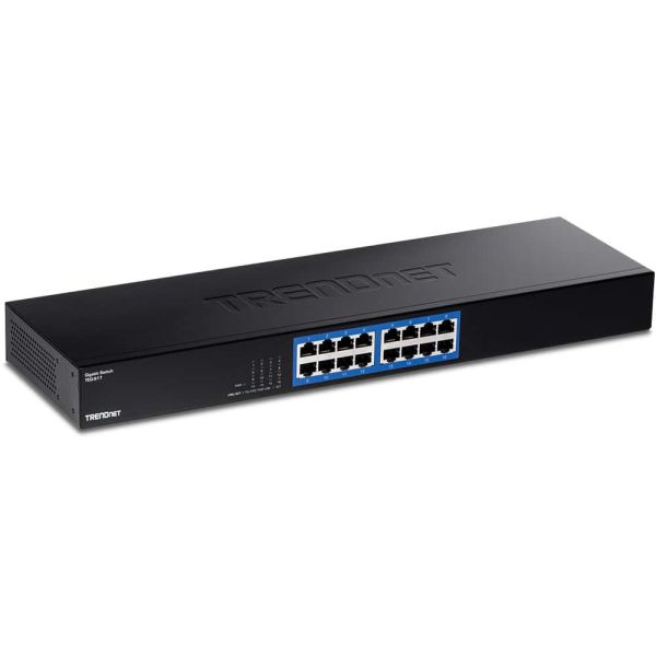 Trendnet TEG-S17 netwerk-switch Gigabit Ethernet (10/100/1000) Zwart (TEG-S17)