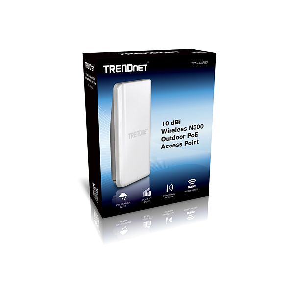 Trendnet TEW-740APBO draadloos toegangspunt (WAP) 300 Mbit/s Power over Ethernet (PoE) (TEW-740APBO)
