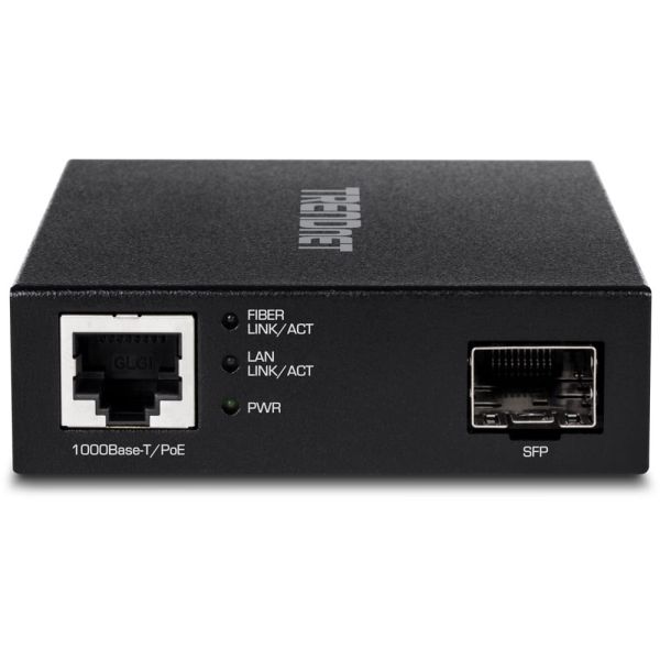 Trendnet TFC-PGSFP netwerk media converter 2000 Mbit/s Zwart (TFC-PGSFP)