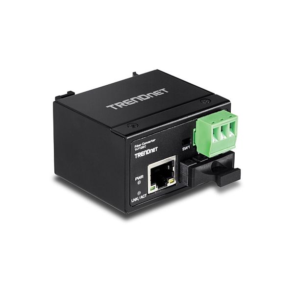Trendnet TI-F10SC netwerk media converter 200 Mbit/s 1310 nm Multimode Zwart (TI-F10SC) Trendnet TI-F10SC netwerk media converter 200 Mbit/s 1310 nm Multimode Zwart (TI-F10SC)