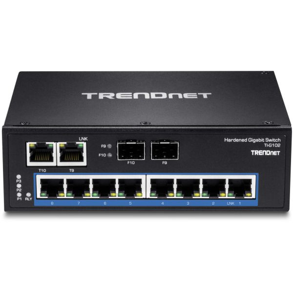 Trendnet TI-G102 netwerk-switch Gigabit Ethernet (10/100/1000) Zwart (TI-G102)
