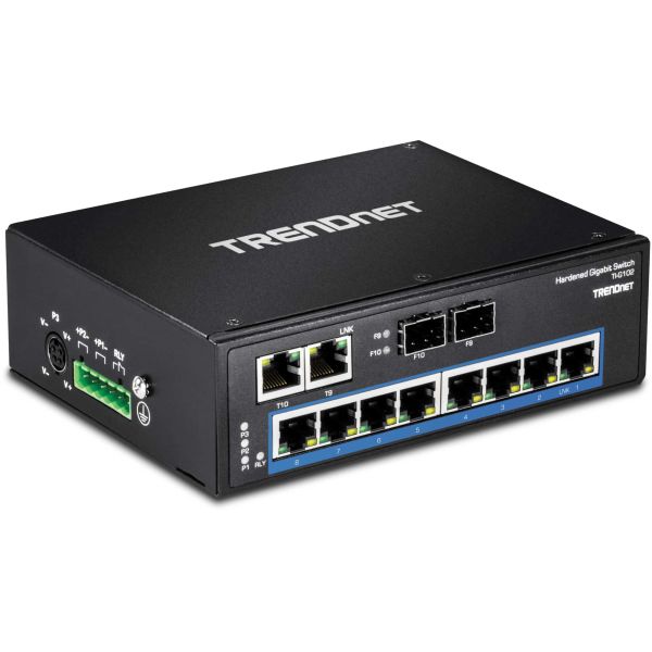 Trendnet TI-G102 netwerk-switch Gigabit Ethernet (10/100/1000) Zwart (TI-G102)