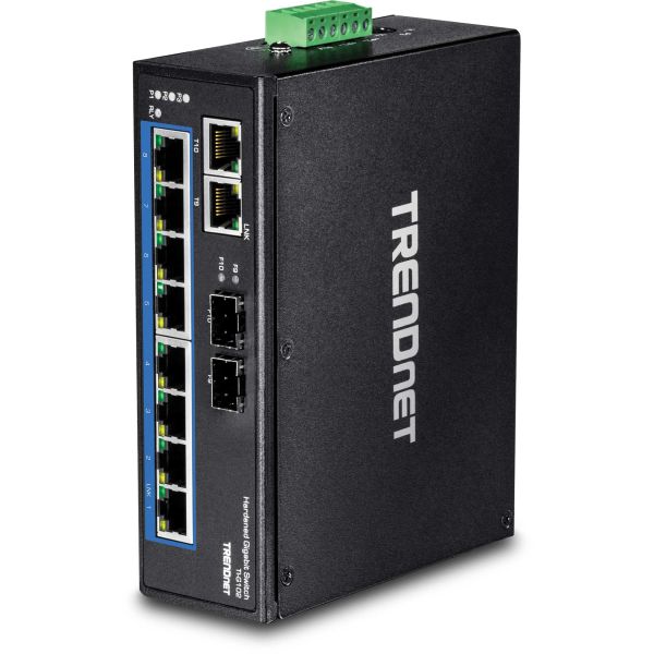 Trendnet TI-G102 netwerk-switch Gigabit Ethernet (10/100/1000) Zwart (TI-G102)