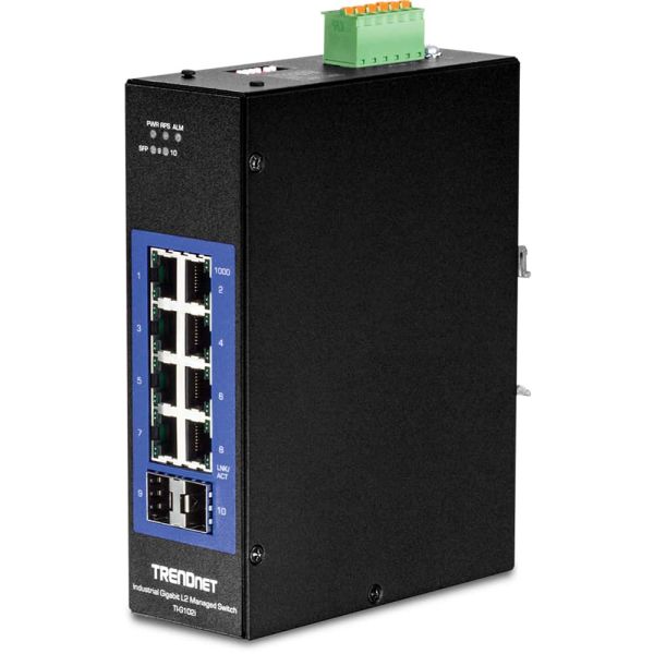 Trendnet TI-G102i Managed L2 Gigabit Ethernet (10/100/1000) Zwart (TI-G102I) Trendnet TI-G102i Managed L2 Gigabit Ethernet (10/100/1000) Zwart (TI-G102I)