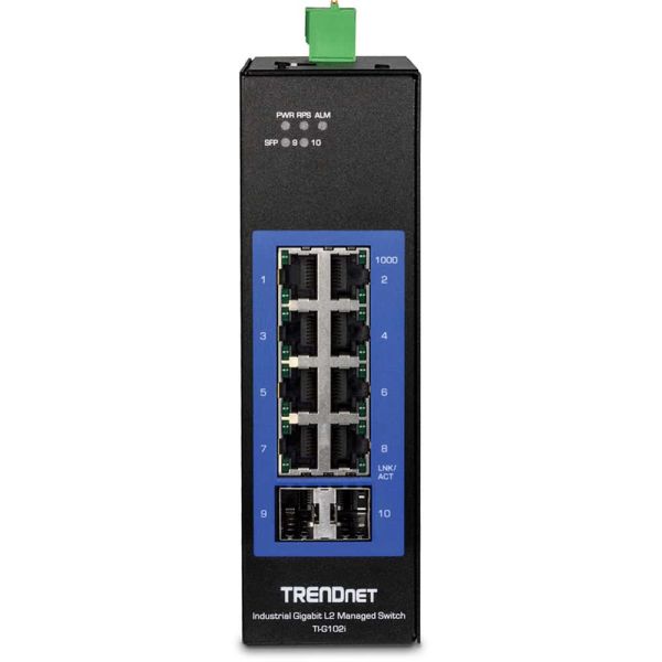 Trendnet TI-G102i Managed L2 Gigabit Ethernet (10/100/1000) Zwart (TI-G102I)