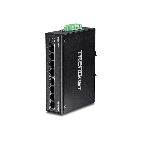 Trendnet TI-G80 netwerk-switch Unmanaged L2 Gigabit Ethernet (10/100/1000) Zwart (TI-G80)