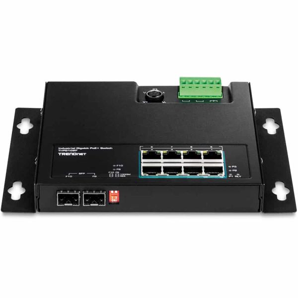 Trendnet TI-PG102F netwerk-switch Gigabit Ethernet (10/100/1000) Power over Ethernet (PoE) Zwart (TI-PG102F)