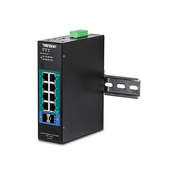 Trendnet TI-PG102I netwerk-switch Managed L2 Gigabit Ethernet (10/100/1000) Power over Ethernet (PoE) Zwart (TI-PG102I)