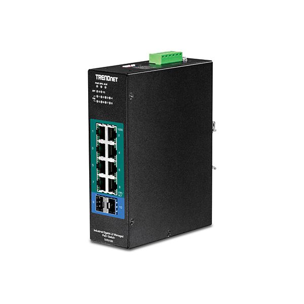Trendnet TI-PG102I netwerk-switch Managed L2 Gigabit Ethernet (10/100/1000) Power over Ethernet (PoE) Zwart (TI-PG102I)