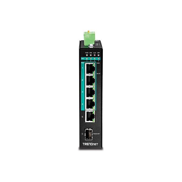 Trendnet TI-PG541 netwerk-switch Unmanaged L2 Gigabit Ethernet (10/100/1000) Power over Ethernet (PoE) Zwart (TI-PG541)