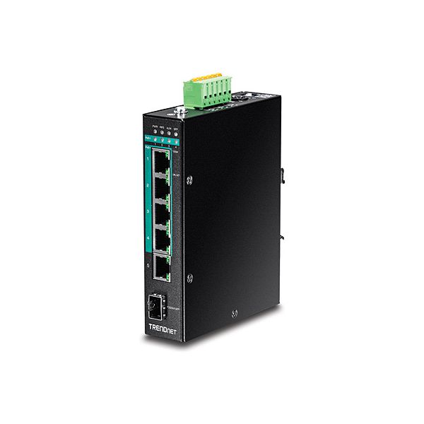 Trendnet TI-PG541 netwerk-switch Unmanaged L2 Gigabit Ethernet (10/100/1000) Power over Ethernet (PoE) Zwart (TI-PG541)