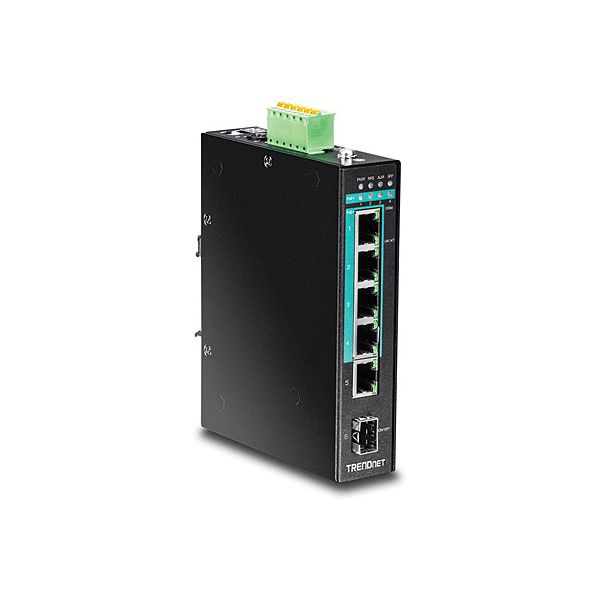 Trendnet TI-PG541 netwerk-switch Unmanaged L2 Gigabit Ethernet (10/100/1000) Power over Ethernet (PoE) Zwart (TI-PG541)