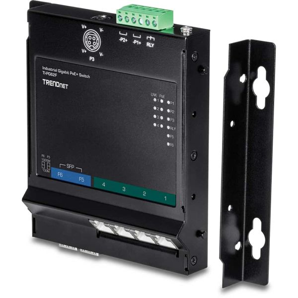 Trendnet TI-PG62F netwerk-switch Gigabit Ethernet (10/100/1000) Power over Ethernet (PoE) Zwart (TI-PG62F)