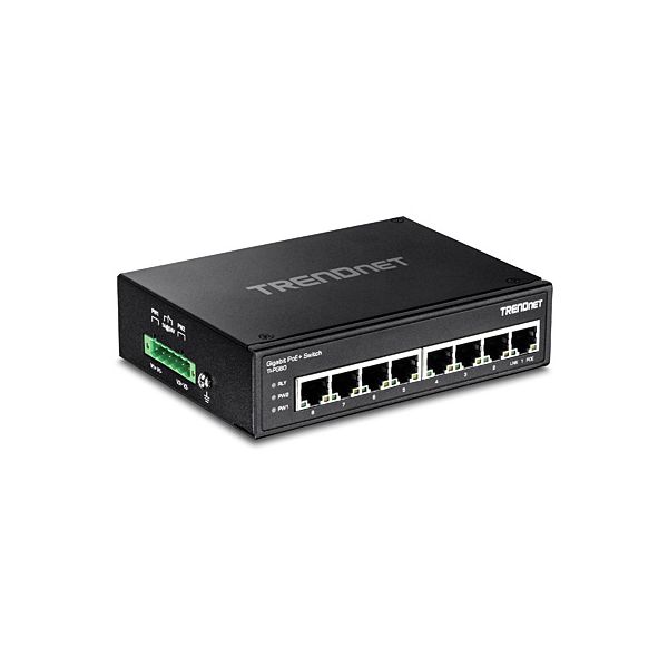 Trendnet TI-PG80 netwerk-switch Unmanaged L2 Gigabit Ethernet (10/100/1000) Power over Ethernet (PoE) Zwart (TI-PG80)
