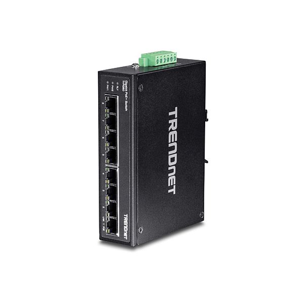 Trendnet TI-PG80 netwerk-switch Unmanaged L2 Gigabit Ethernet (10/100/1000) Power over Ethernet (PoE) Zwart (TI-PG80)