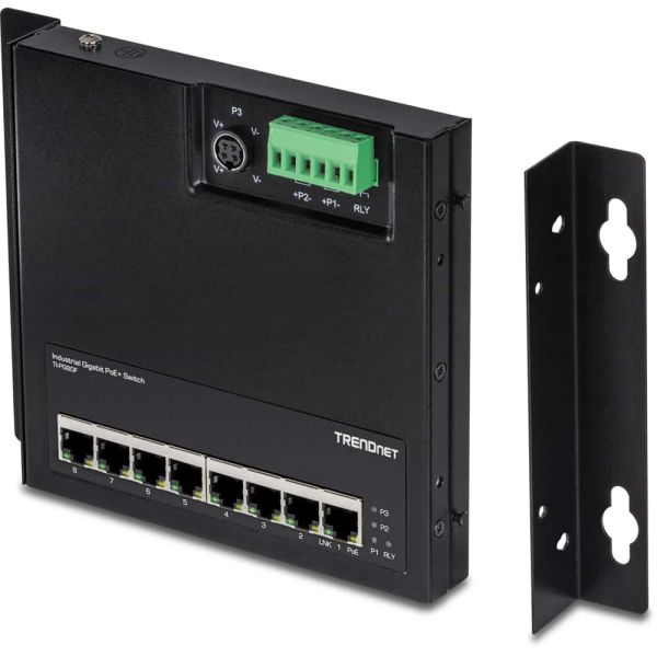 Trendnet TI-PG80F netwerk-switch Unmanaged Gigabit Ethernet (10/100/1000) Power over Ethernet (PoE) (TI-PG80F)