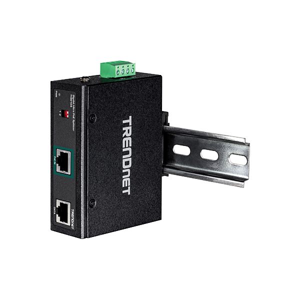 Trendnet TI-SG104 network splitter Zwart Power over Ethernet (PoE) (TI-SG104)