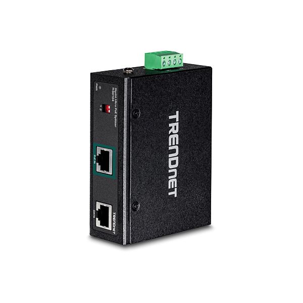 Trendnet TI-SG104 network splitter Zwart Power over Ethernet (PoE) (TI-SG104)