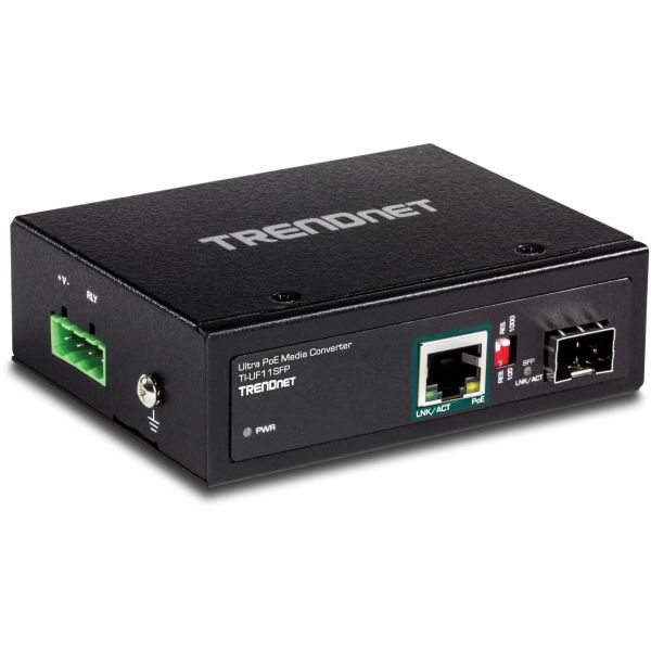 Trendnet TI-UF11SFP netwerk media converter Intern 1000 Mbit/s Zwart (TI-UF11SFP)