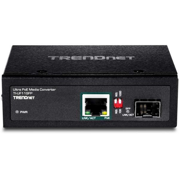 Trendnet TI-UF11SFP netwerk media converter Intern 1000 Mbit/s Zwart (TI-UF11SFP)